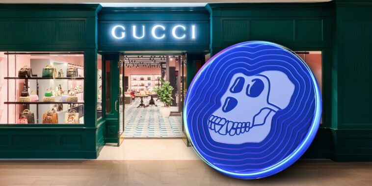 Gucci adopts ApeCoin cryptocurrency as a new payment method