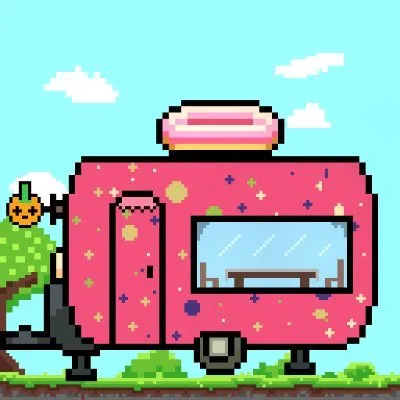 Cute Pixel Caravan
