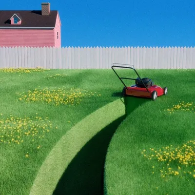 Mowing the Lawn by Hayden Clay