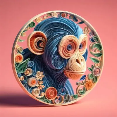 Quilling Apes